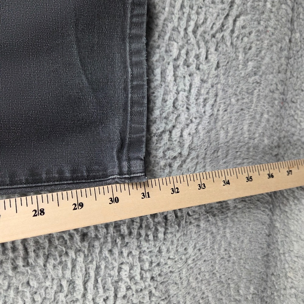 Proof Huckberry Jeans Mens 33x32 Black Denim Mid Rise Straight Leg Grunge - Picture 9 of 16